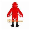 Red Bird Mascot Costume with Custom Logo