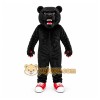 Black Bear Mascot Costume with Custom Logo Black Bear Mascot Costume with Custom Logo