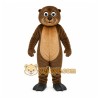 Brown Otter Mascot Costume with Custom Logo Brown Otter Mascot Costume with Custom Logo