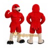 Red Bird Mascot Costume with Custom Logo