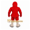 Red Bird Mascot Costume with Custom Logo