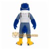 Blue Bird Mascot Costume with Custom Logo