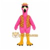 Pink Flamingo Mascot Costume with Custom Logo Pink Flamingo Mascot Costume with Custom Logo