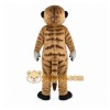 Brown Meerkat Mascot Costume with Custom Logo Brown Meerkat Mascot Costume with Custom Logo