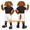 Brown Dog Mascot Costume with Custom Logo Brown Dog Mascot Costume with Custom Logo