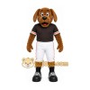 Brown Dog Mascot Costume with Custom Logo Brown Dog Mascot Costume with Custom Logo