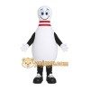 White Bowling Pin Mascot Costume with Custom Logo White Bowling Pin Mascot Costume with Custom Logo