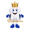 White Tooth Mascot Costume with Custom Logo White Tooth Mascot Costume with Custom Logo