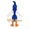 Blue Bird Mascot Costume with Custom Logo