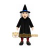 Black Witch Mascot Costume with Custom Logo Black Witch Mascot Costume with Custom Logo