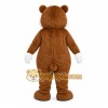 Brown Hamster Mascot Costume with Custom Logo Brown Hamster Mascot Costume with Custom Logo