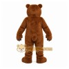 Brown Bear Mascot Costume with Custom Logo Brown Bear Mascot Costume with Custom Logo