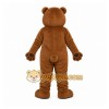 Brown Bear Mascot Costume with Custom Logo Brown Bear Mascot Costume with Custom Logo
