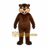 Brown Beaver Mascot Costume with Custom Logo Brown Beaver Mascot Costume with Custom Logo