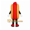 Red Hotdog Mascot Costume with Custom Logo Red Hotdog Mascot Costume with Custom Logo