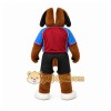 Brown Dog Mascot Costume with Custom Logo Brown Dog Mascot Costume with Custom Logo
