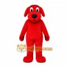 Red Dog Mascot Costume with Custom Logo Red Dog Mascot Costume with Custom Logo
