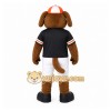 Brown Dog Mascot Costume with Custom Logo Brown Dog Mascot Costume with Custom Logo