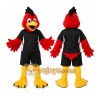 Red Bird Mascot Costume with Custom Logo