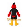 Red Bird Mascot Costume with Custom Logo