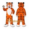 Orange Tiger Mascot Costume with Custom Logo Orange Tiger Mascot Costume with Custom Logo
