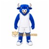 Blue Bull Mascot Costume with Custom Logo Blue Bull Mascot Costume with Custom Logo