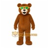 Brown Bear Mascot Costume with Custom Logo Brown Bear Mascot Costume with Custom Logo