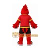 Red Bird Mascot Costume with Custom Logo