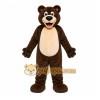 Brown Bear Mascot Costume with Custom Logo Brown Bear Mascot Costume with Custom Logo
