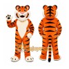 Orange Tiger Mascot Costume with Custom Logo Orange Tiger Mascot Costume with Custom Logo