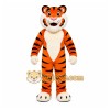 Orange Tiger Mascot Costume with Custom Logo Orange Tiger Mascot Costume with Custom Logo