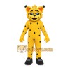 Yellow Cheetah Mascot Costume with Custom Logo Yellow Cheetah Mascot Costume with Custom Logo