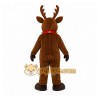 Brown Reindeer Mascot Costume with Custom Logo Brown Reindeer Mascot Costume with Custom Logo