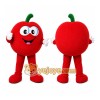 Red Apple Mascot Costume with Custom Logo Red Apple Mascot Costume with Custom Logo