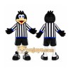 Black Bird Mascot Costume with Custom Logo Black Bird Mascot Costume with Custom Logo