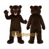 Brown Bear Mascot Costume with Custom Logo Brown Bear Mascot Costume with Custom Logo