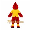 Red Bird Mascot Costume with Custom Logo