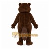 Brown Beaver Mascot Costume with Custom Logo Brown Beaver Mascot Costume with Custom Logo
