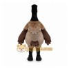 Brown Goose Mascot Costume with Custom Logo