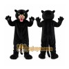 Black Panther Mascot Costume with Custom Logo Black Panther Mascot Costume with Custom Logo