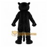 Black Panther Mascot Costume with Custom Logo Black Panther Mascot Costume with Custom Logo