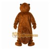Brown Beaver Mascot Costume with Custom Logo Brown Beaver Mascot Costume with Custom Logo