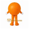 Orange Fruit Mascot Costume with Custom Logo Orange Fruit Mascot Costume with Custom Logo
