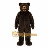 Brown Bear Mascot Costume with Custom Logo Brown Bear Mascot Costume with Custom Logo