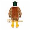 Brown Bird Mascot Costume with Custom Logo Brown Bird Mascot Costume with Custom Logo