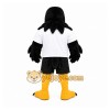 Black Bird Mascot Costume with Custom Logo