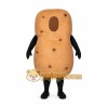 Brown Potato Mascot Costume with Custom Logo Brown Potato Mascot Costume with Custom Logo