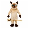 Brown Cat Mascot Costume with Custom Logo Brown Cat Mascot Costume with Custom Logo