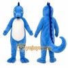 Blue Dinosaur Mascot Costume with Custom Logo Blue Dinosaur Mascot Costume with Custom Logo