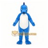 Blue Dinosaur Mascot Costume with Custom Logo Blue Dinosaur Mascot Costume with Custom Logo